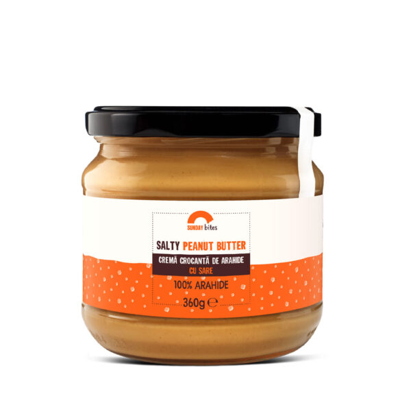 Unt de arahide cu sare - Salty Peanut butter - Normal - 360g
