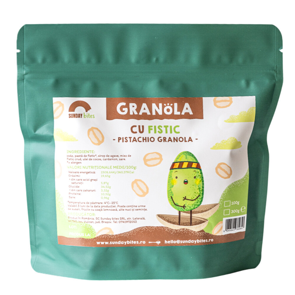 punga Granola cu fistic