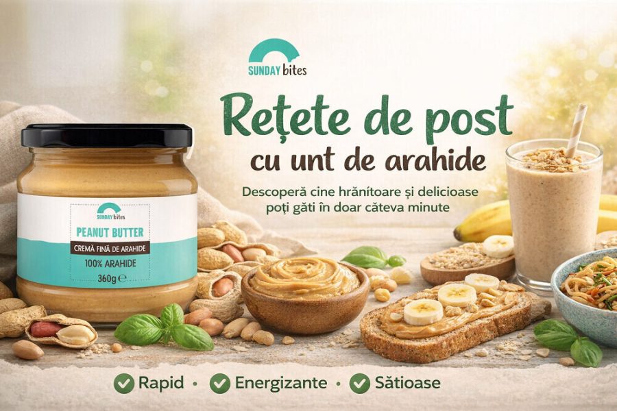 Retete de post cu unt de arahide