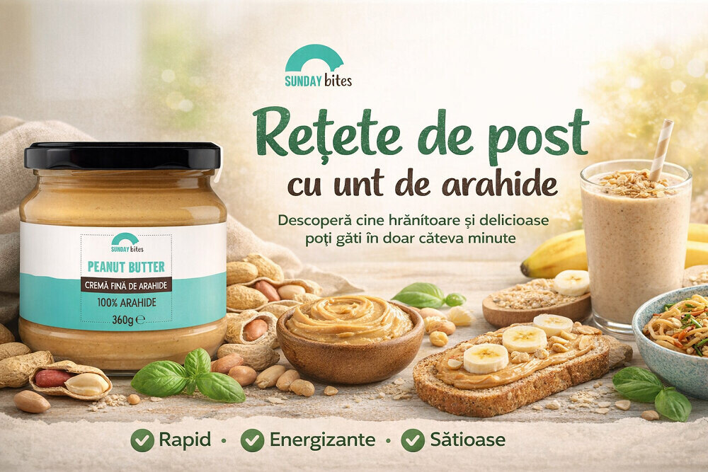 Retete de post cu unt de arahide