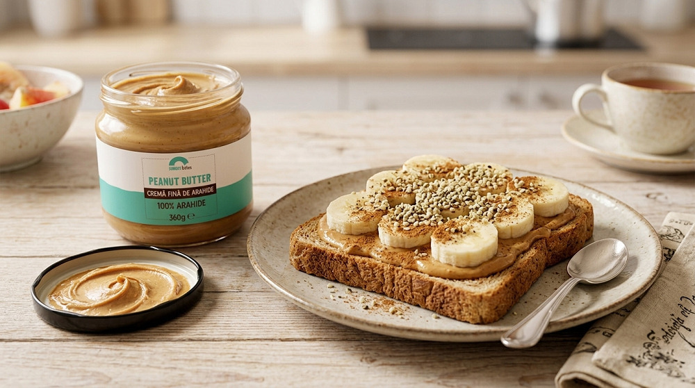 Pentru astenie toast integral cu banana si seminte de canepa (sau de susan)