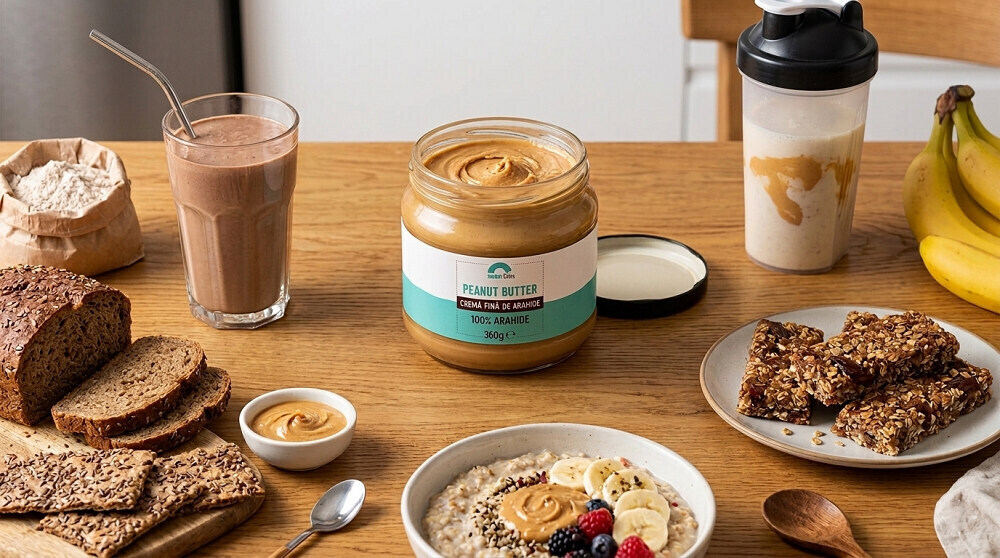 unt de arahide natural in dieta pentru antrenament