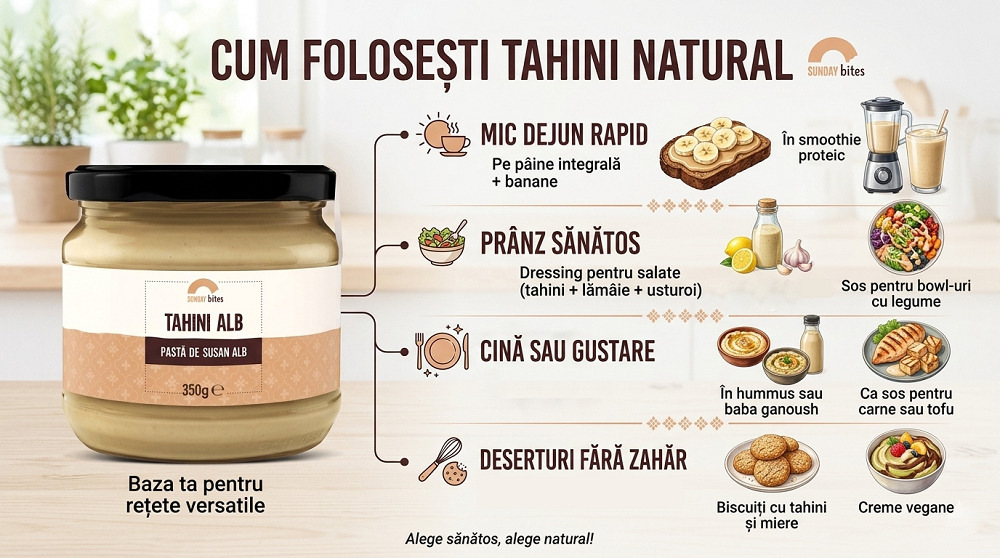 cum folosesti tahini - pasta de susan