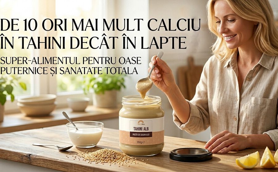 De pana la de 10 ori mai mult calciu in tahini decat in lapte