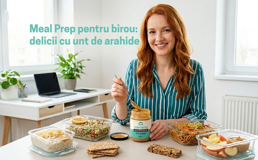 Meal Prep pentru birou, delicii cu unt de arahide