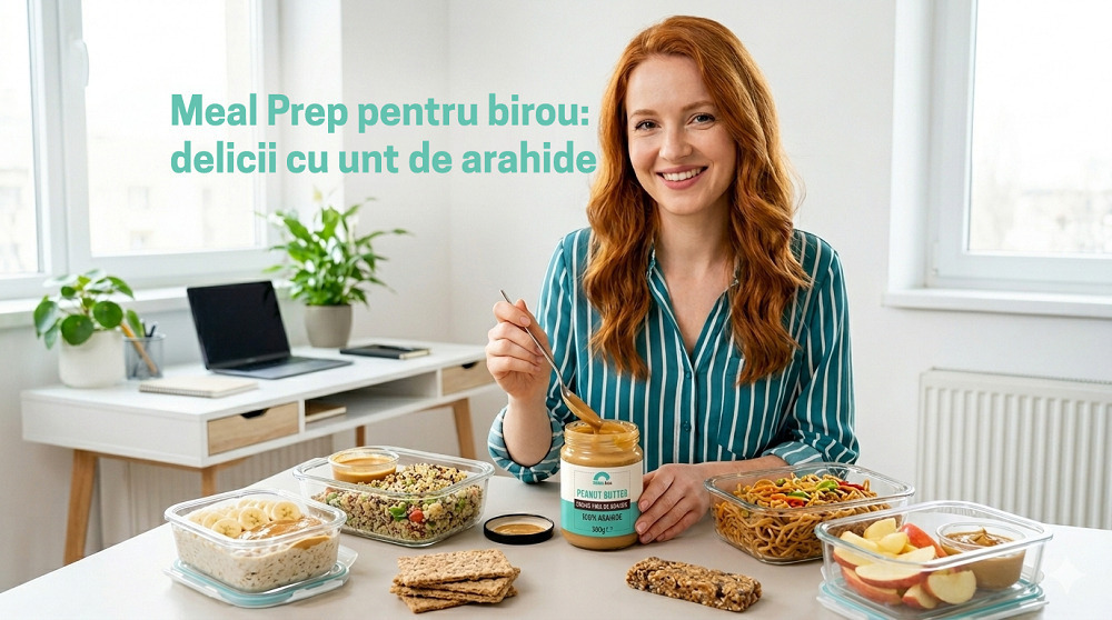 Meal Prep pentru birou, delicii cu unt de arahide
