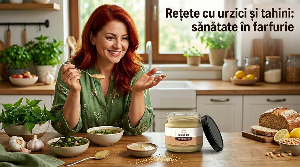Retete cu urzici si tahini: sanatate in farfurie