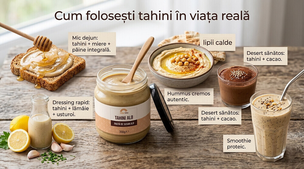 Cum folosesti tahini