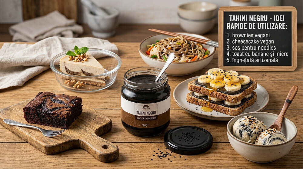 idei de retete rapide cu tahini negru
