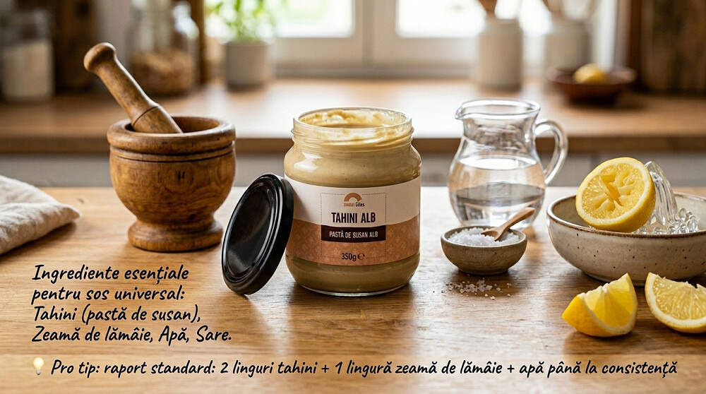 ingrediente sos universal cu tahini