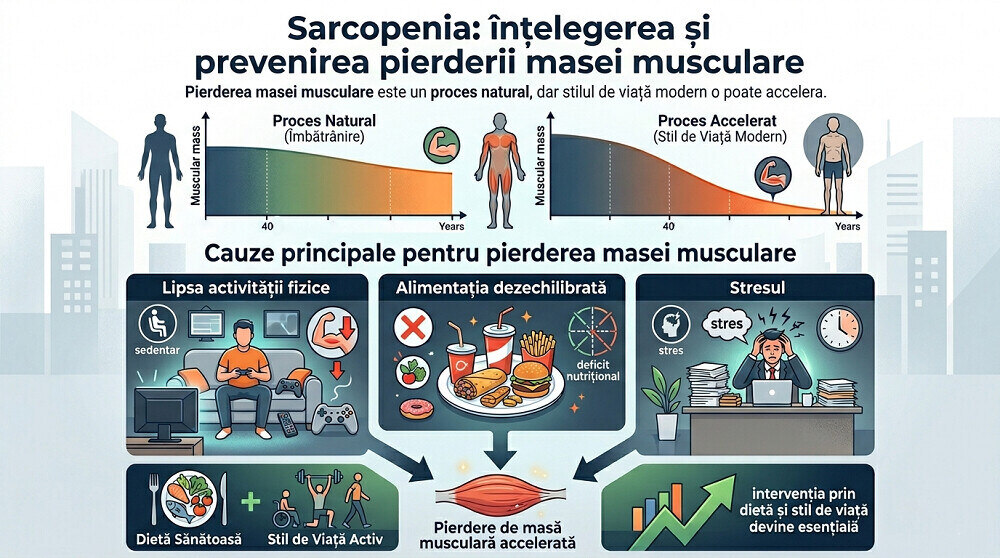 Sarcopenia - pierderea masei musculare