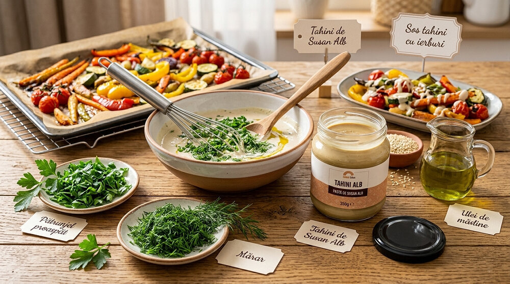 dressing cu pasta de susan si verdeturi