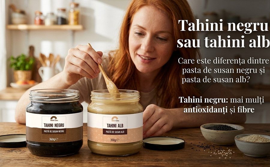 Pasta de susan negru (tahini negru) sau tahini alb?