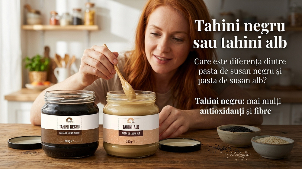 Pasta de susan negru (tahini negru) sau tahini alb?
