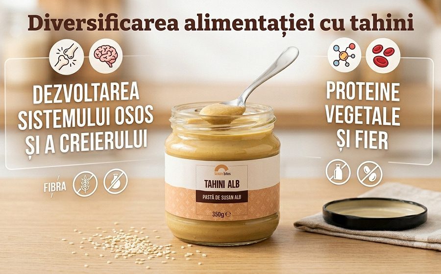 Diversificarea alimentației cu tahini