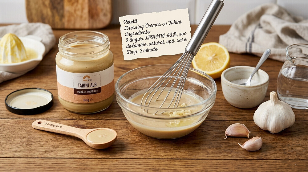 dressing cremos cu tahini în diete