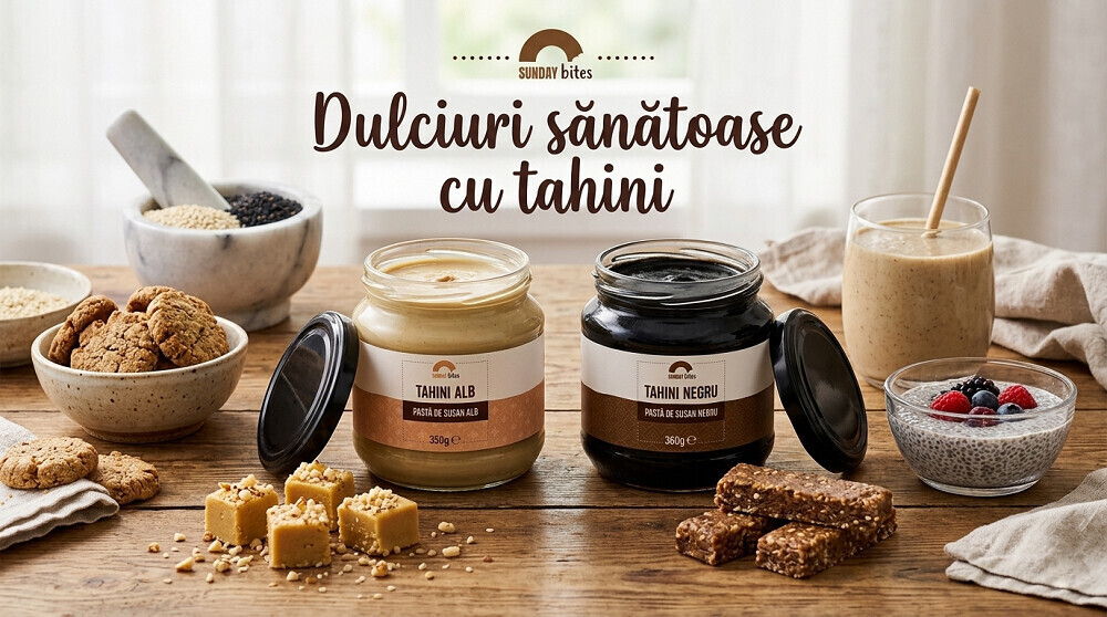 Dulciuri sănătoase cu tahini
