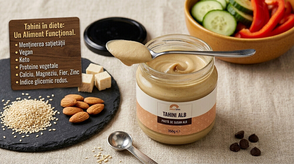 Tahini în diete vegane, keto, pentru copii sau pentru slăbit