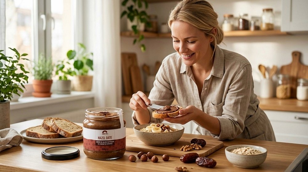 Hazel Date - retete cu crema de alune de padure, cacao si curmale