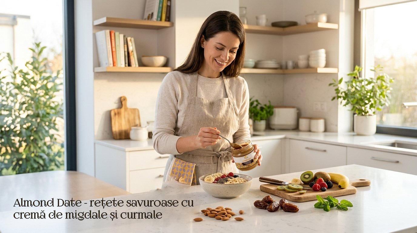 Almond Date - retete savuroase cu crema de migdale si curmale