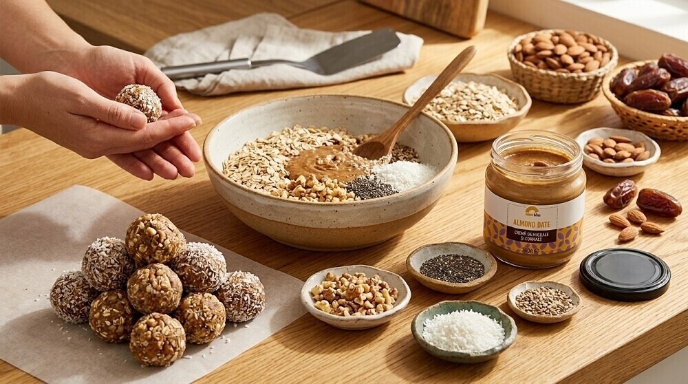 bilute energizante cu Almond Date